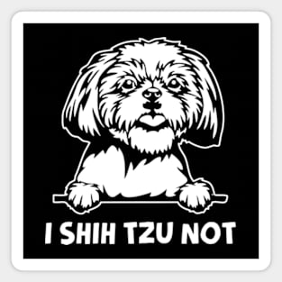 I Shih Tzu Not Magnet